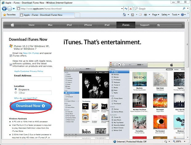 itune app for pc free download